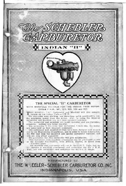 The Schebler Carburetor